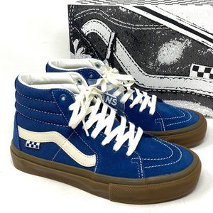 Vans Shoes Vans Sk8hi Skate Shoe Suede Canvas Denim Women Size